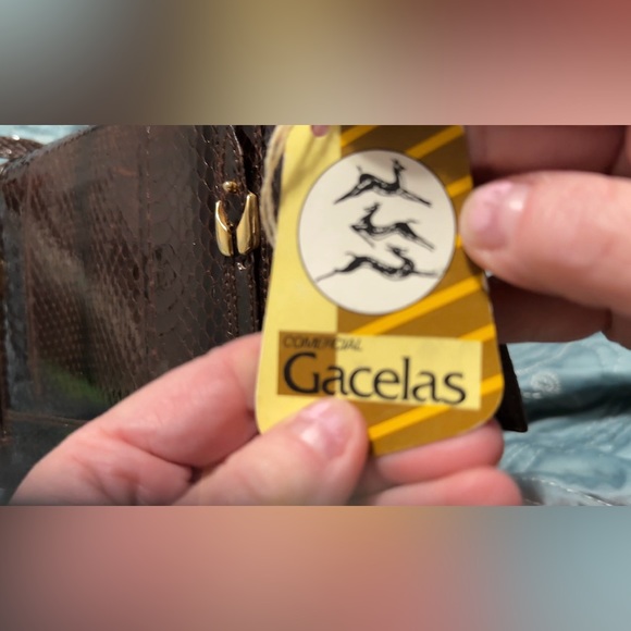 Vintage Snakeskin handbag - Picture 5 of 9